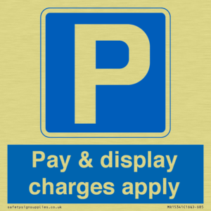 Pay & display charges apply